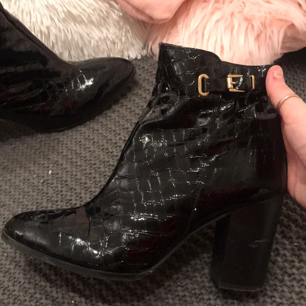 Topshop Black Booties - Picture 2 of 4